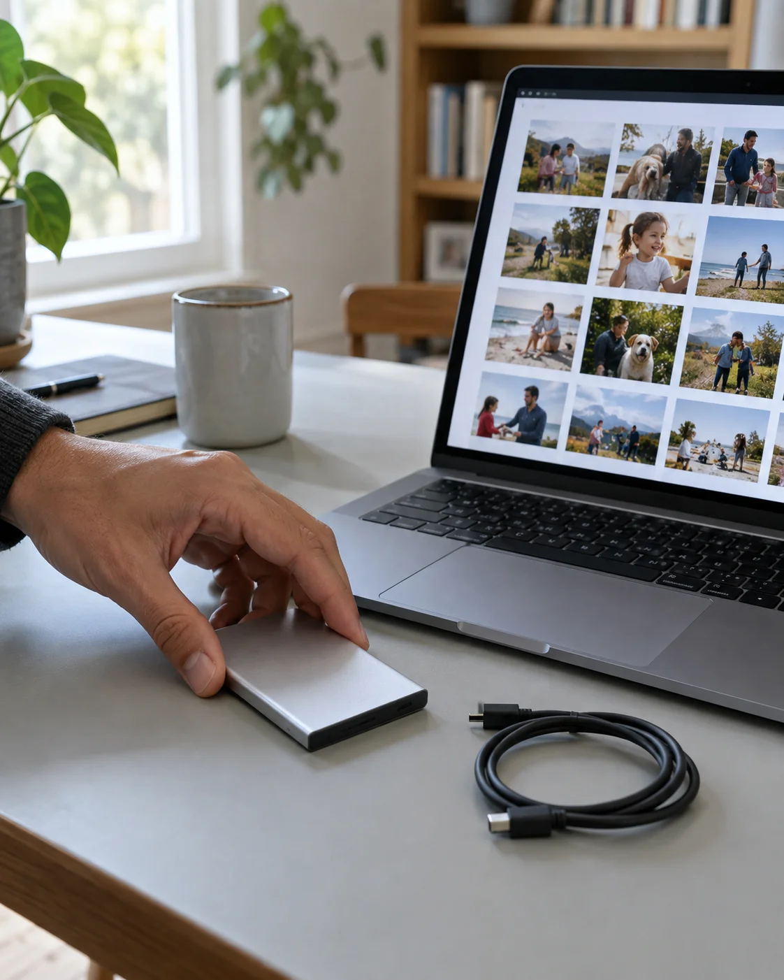 A digital photo folder you can find your way around