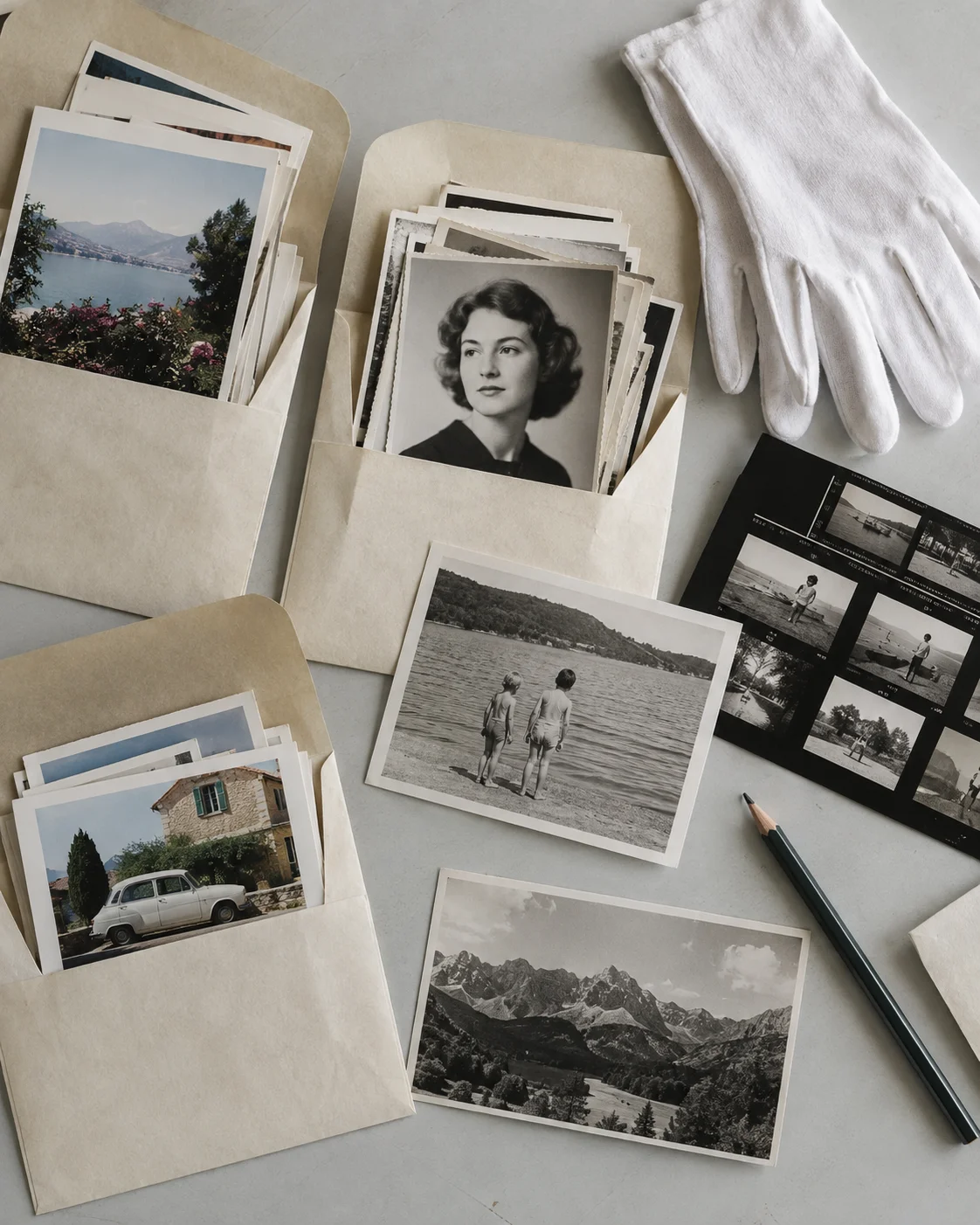 Start with one shoebox of photographs