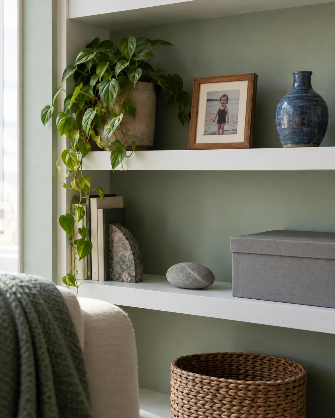 A place for memories in a smaller home