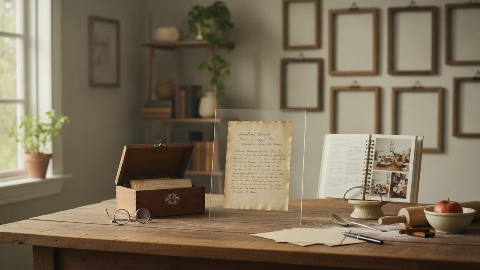 How To Display A Handwritten Family Recipe
